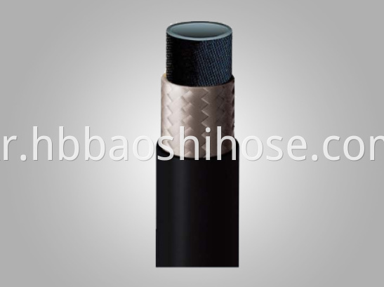 Two-layers Rubber Tube Fiber Braided
